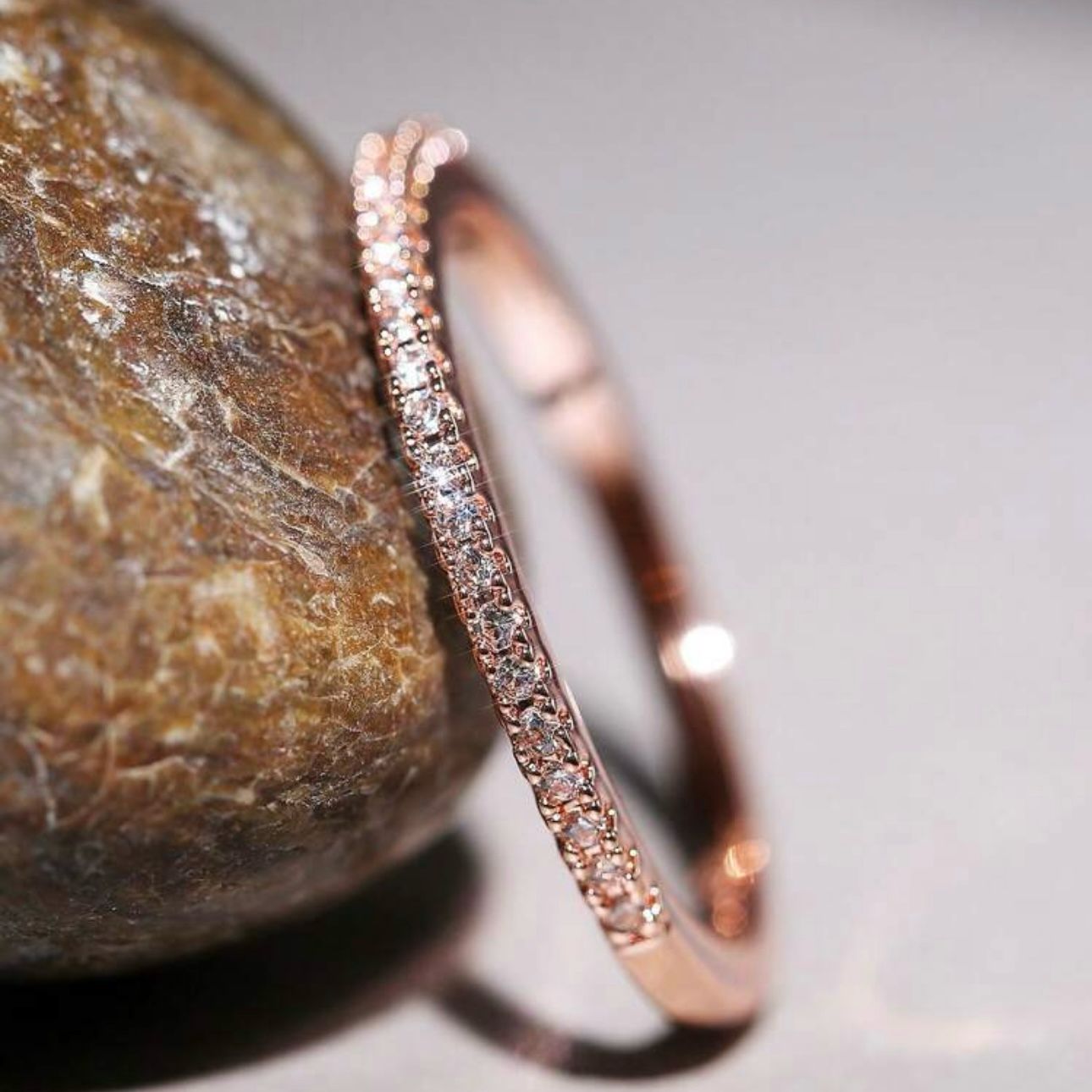 YJBHere - Rose Gold Engagement Ring - Image 2
