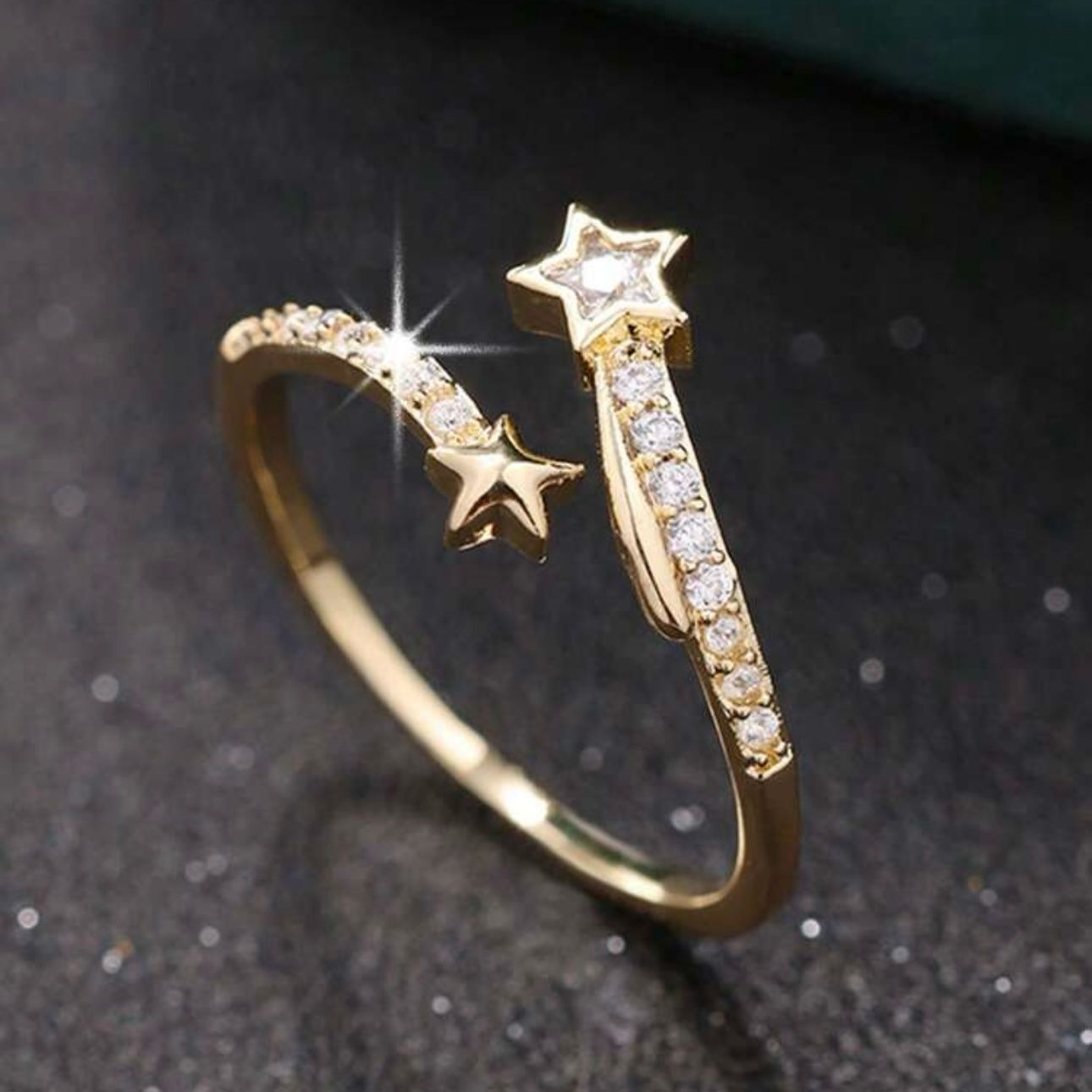YJBHere - Starburst Diamond Ring - Image 1
